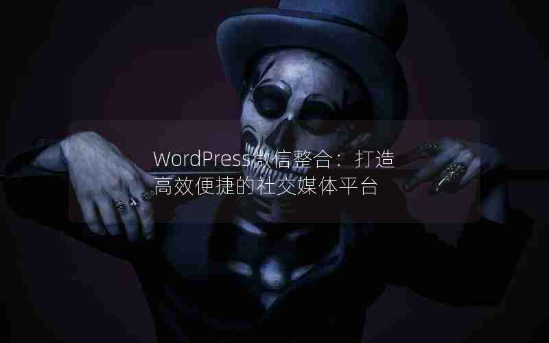 WordPress΢ϣЧݵ罻ýƽ̨