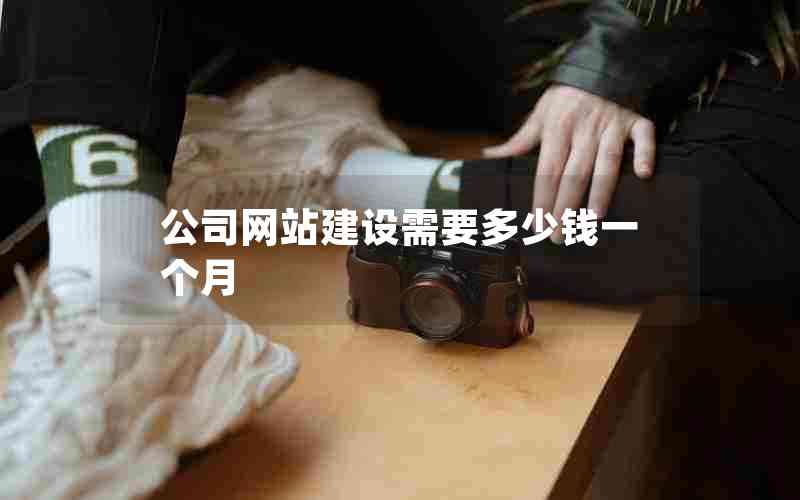 公司网站建设需要多少钱一个月