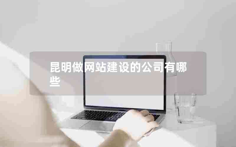 昆明做网站建设的公司有哪些