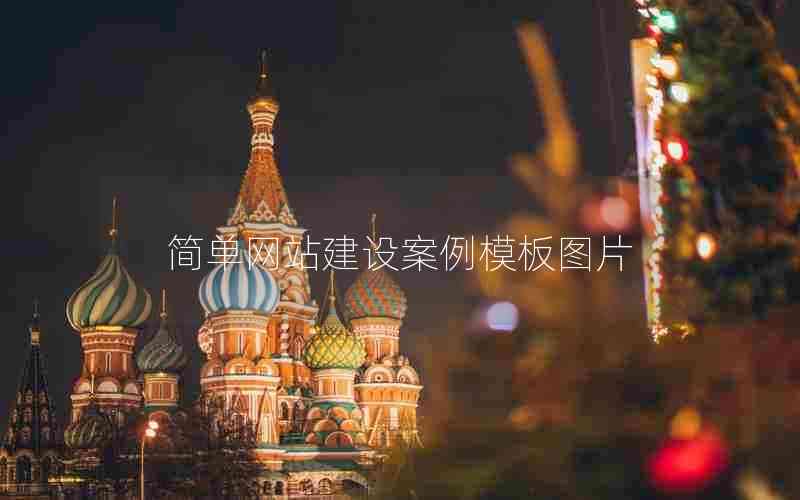 简单网站建设案例模板图片