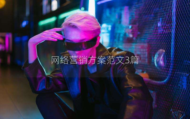 网络营销方案范文3篇