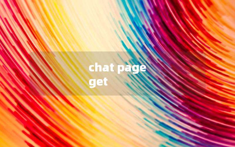 chat page get