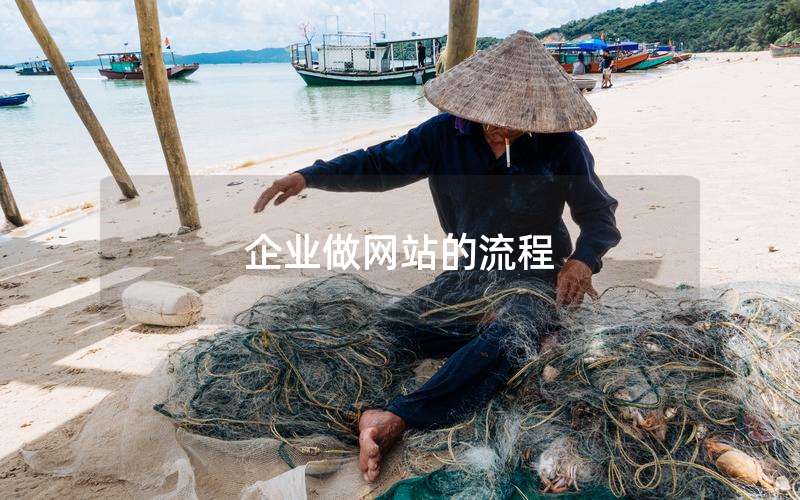 企业做网站的流程