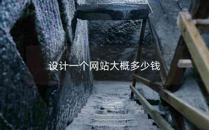 设计一个网站大概多少钱